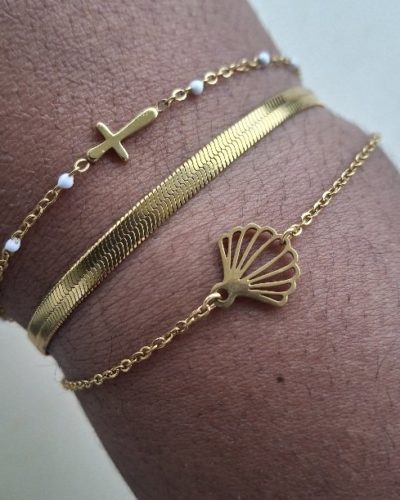 Bracelet coquillage doré 🐚ARYA