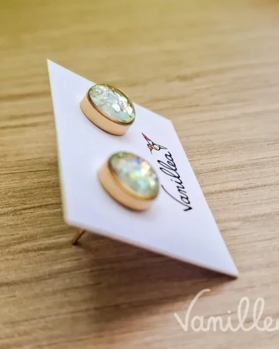 Puces rondes holographiques vertes Éclat ✨