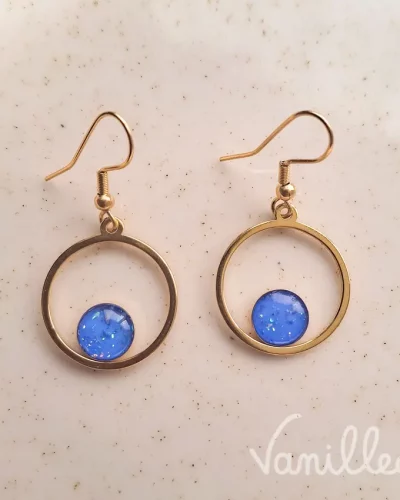 Boucles BLAYA bleu roi 💙
