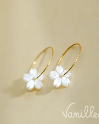 Boucles fleurs de cerisier SAKURA