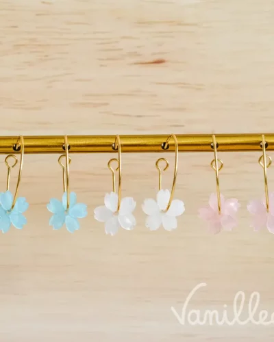 Boucles fleurs de cerisier SAKURA