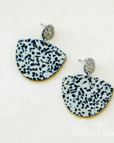 🐆 LÉONIE – Boucles léopard en acétate
