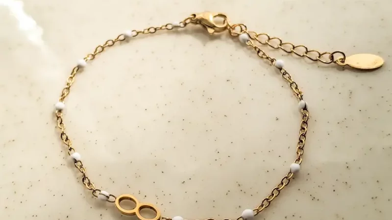 fermoir bracelet infini ajustable femme
