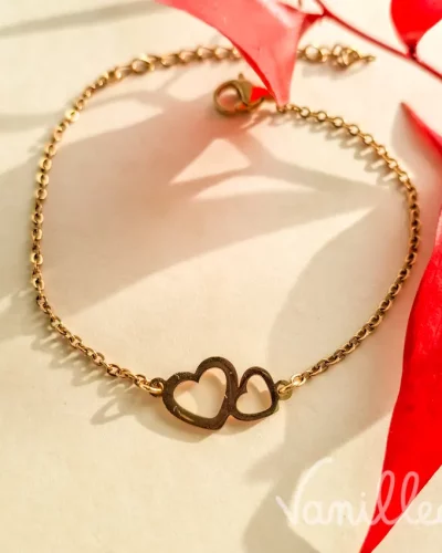 Bracelet Double coeur ❤️