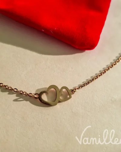 Bracelet Double coeur ❤️