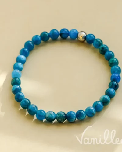 💙 Bracelet en Apatite Bleue – AZUR