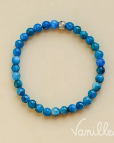 💙 Bracelet en Apatite Bleue – AZUR