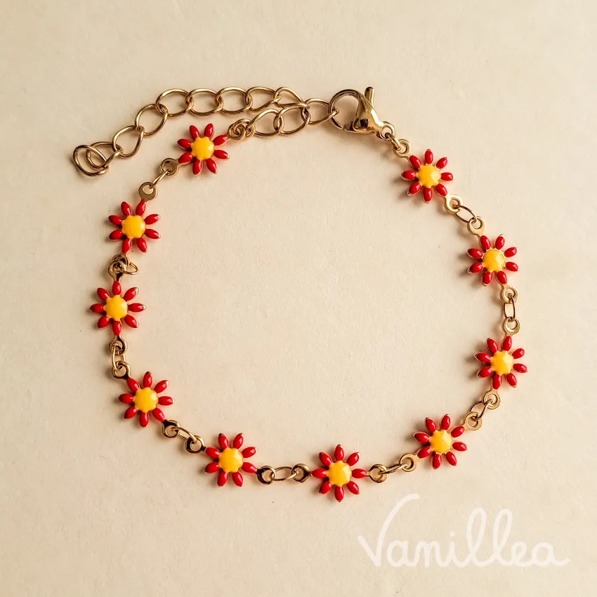 Bracelets marguerites