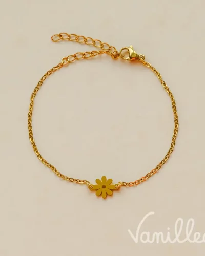 Bracelet Fleur Marguerite – Daisy 🌼