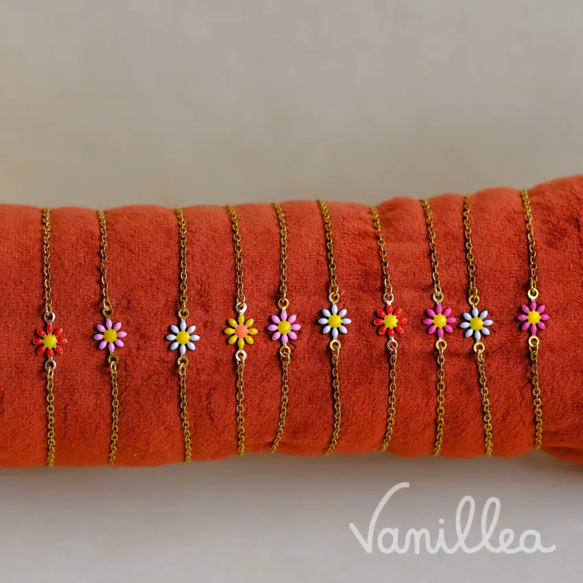Bracelets marguerite Vanillea
