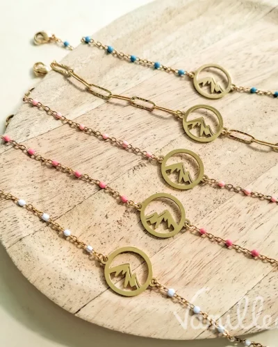 Bracelet SOMMET – Paysage de montagne