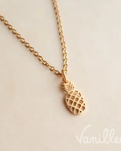 Collier Ananas Doré 🍍