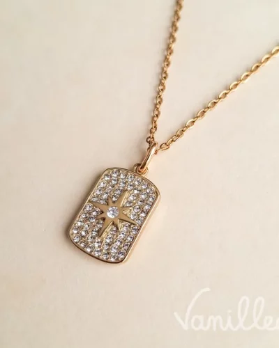 Collier étoile doré femme – Polaris ✨