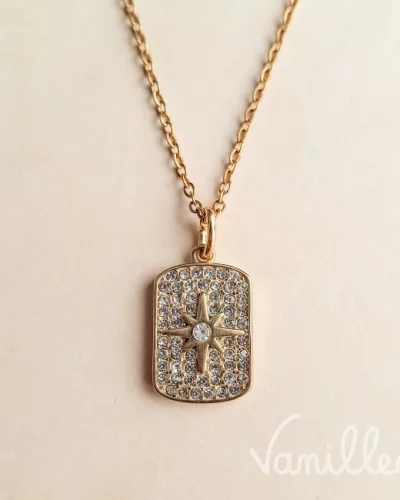 Collier étoile doré femme – Polaris ✨