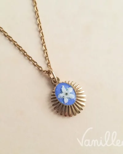 Collier Soleil Myosotis ✨