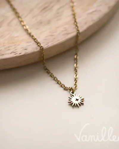 Collier Soleil minimaliste – Hélios