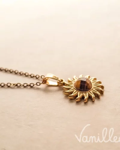 ☀️ Collier Soleil Œil de Tigre – SOLAIRE
