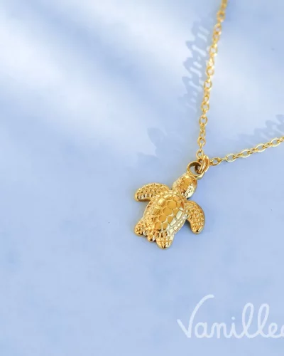Collier Petite Tortue Dorée 🐢 | TARA