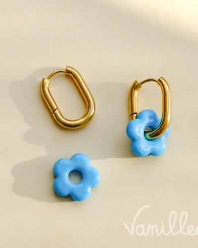 Boucles fleurs FIORELLA