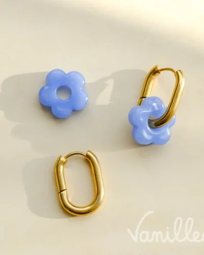 Boucles fleurs FIORELLA