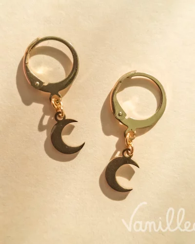 🌙 Boucles Croissant de lune – Luna
