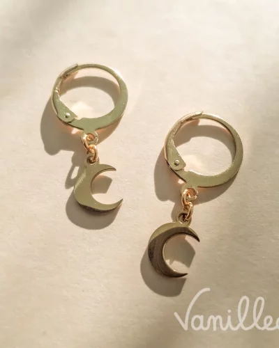 🌙 Boucles Croissant de lune – Luna