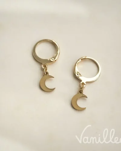 🌙 Boucles Croissant de lune – Luna