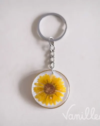 Porte-clés camomille des teinturiers 🌼