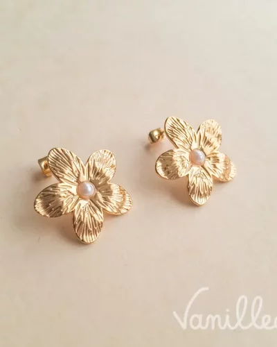 Puces fleur dorées ✨ | DAHLIA