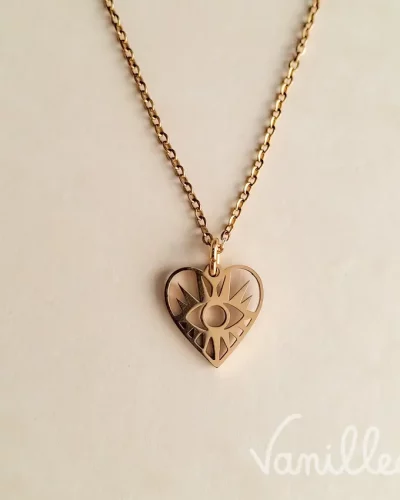 Collier Cœur Protecteur AURA✨