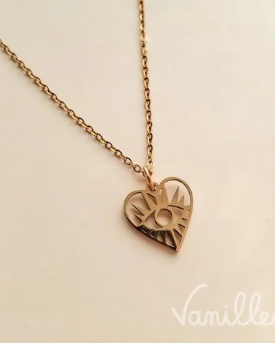 Collier Cœur Protecteur AURA✨