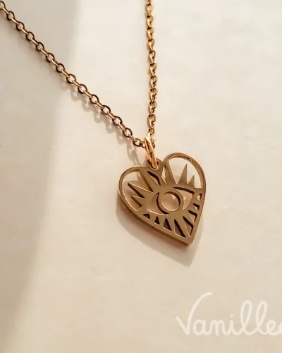 Collier Cœur Protecteur AURA✨