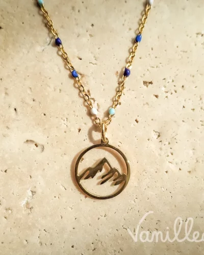 💙 Collier Sommet Bleu