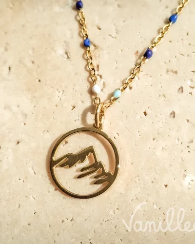 💙 Collier Sommet Bleu