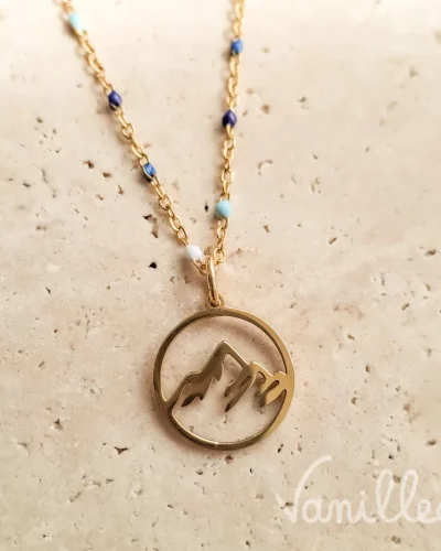 💙 Collier Sommet Bleu