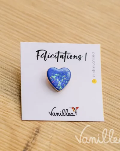 💕 Pin’s cœur Félicitations