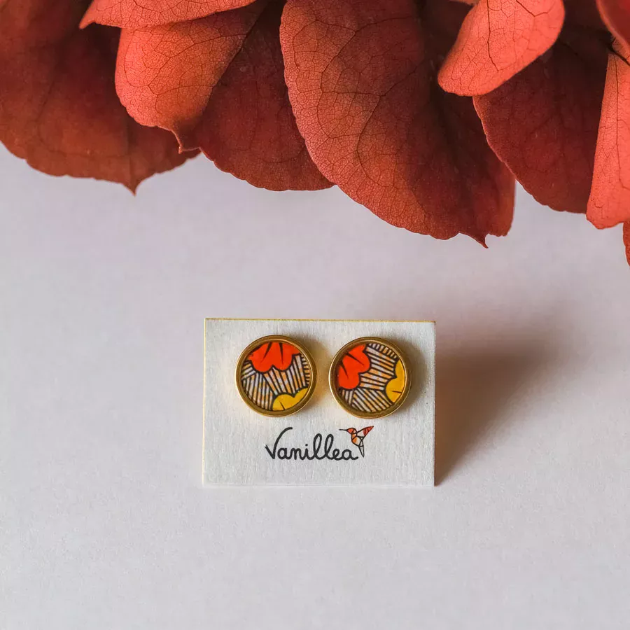 Boucles d'oreilles wax INAYA