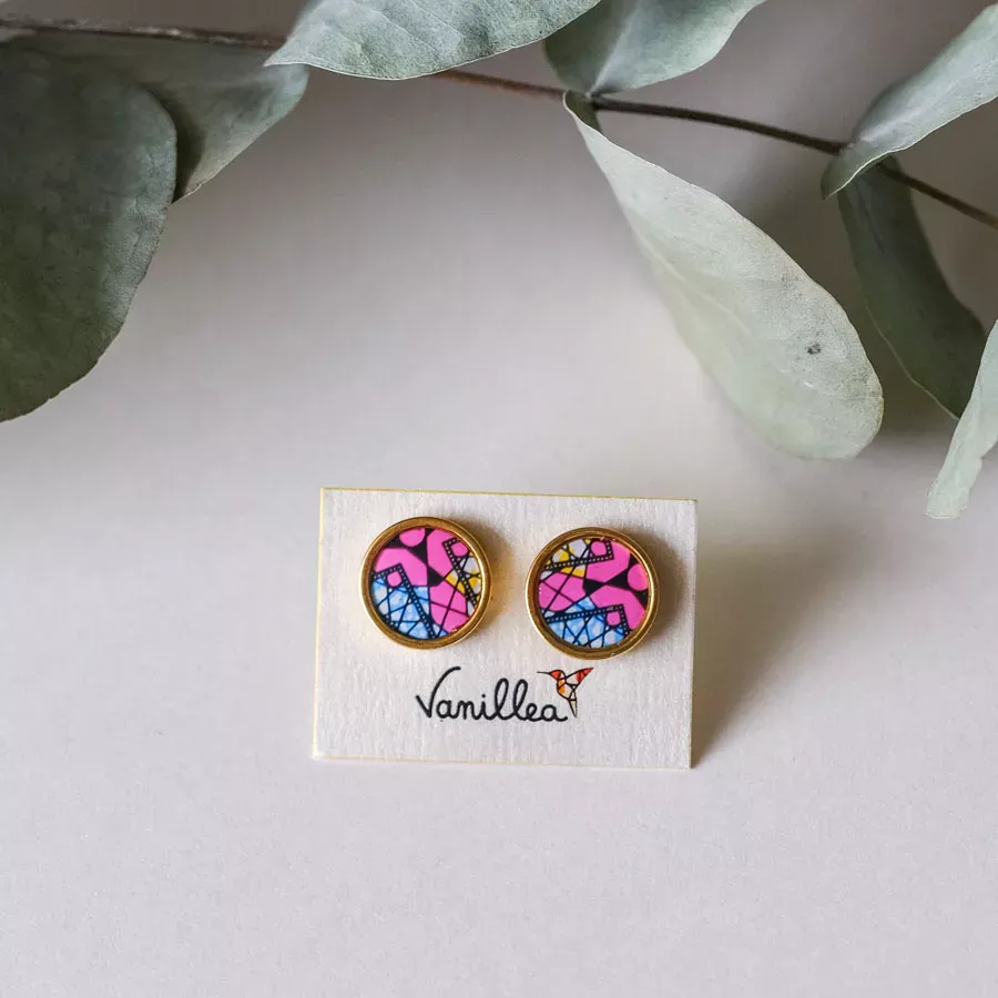 Boucles en wax ROSABELLE