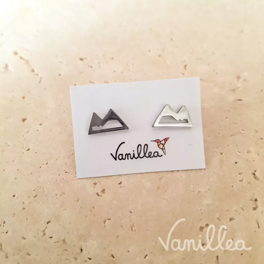 puces montagne acier inoxydable ajourées vue frontale